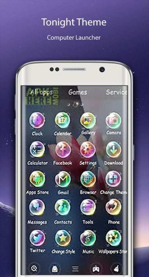 Tonight Launcher Theme скриншот 5