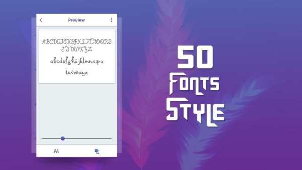 50 font style 1 تصوير الشاشة