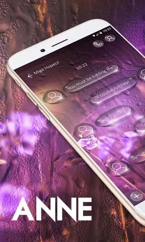 GO SMS ANNE THEME स्क्रीनशॉट 5