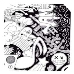 Doodle Skecth Kertas Dinding 1.0
