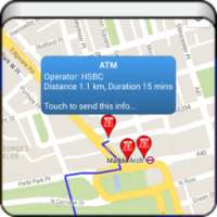 Nearest ATMs on 9Apps