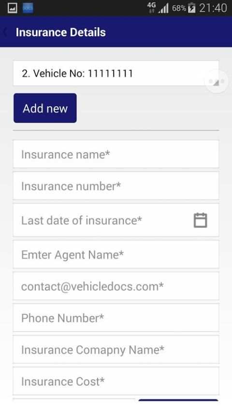 Vehicle Docs 4 تصوير الشاشة