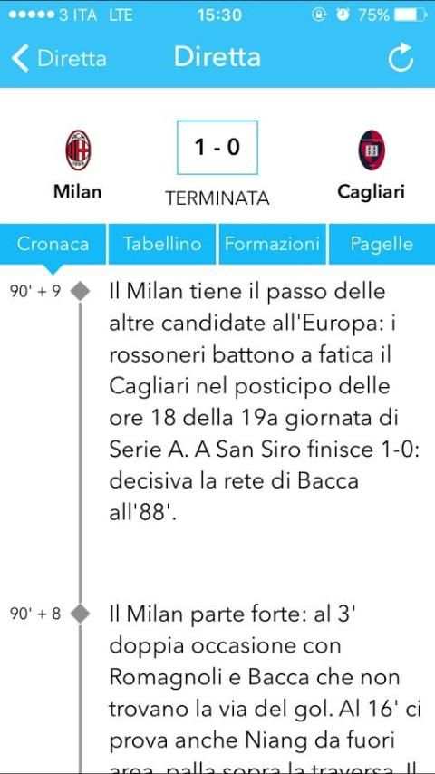 Diretta calcio screenshot 5