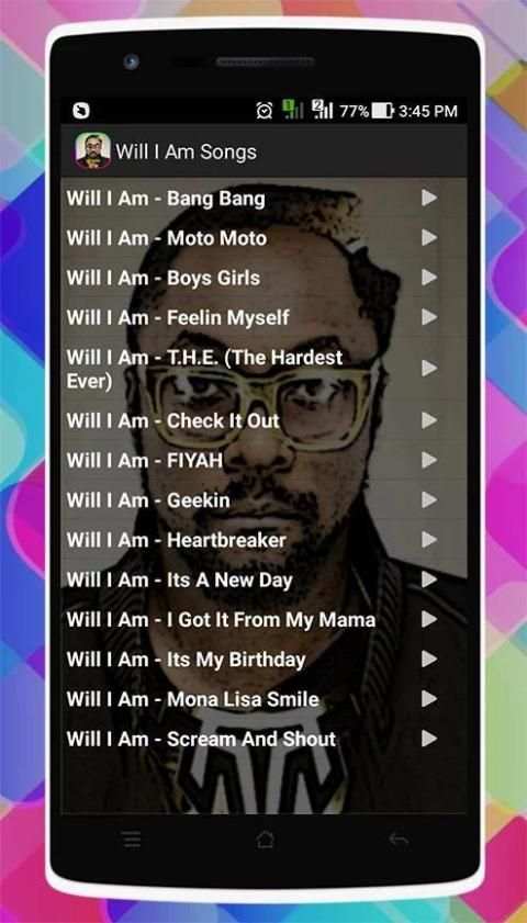 Will I Am Songs screenshot 2