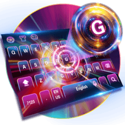 Colorful Neon keyboard أيقونة
