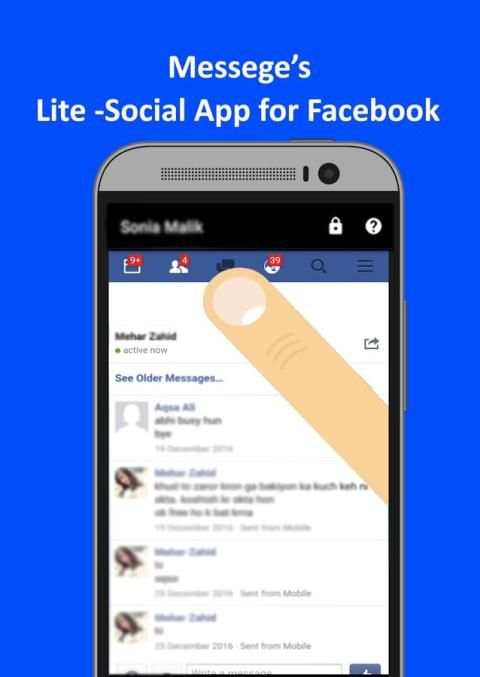 Lite Social App For Facebook screenshot 3