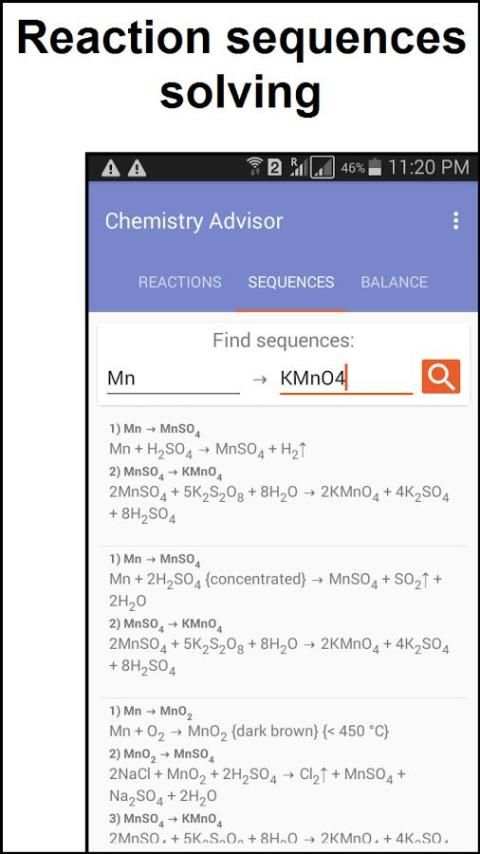 Chemistry Advisor 9 تصوير الشاشة