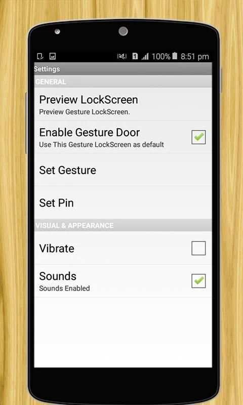 Gesture Door Lock Screen скриншот 9