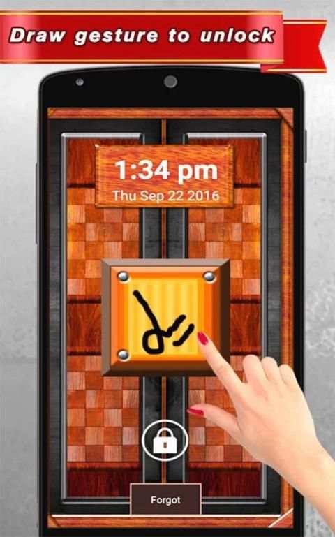 Gesture Door Lock Screen скриншот 8