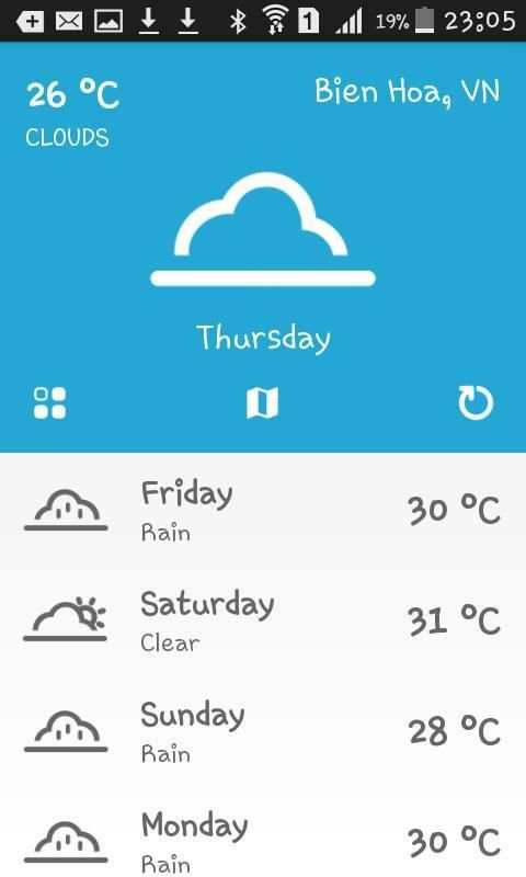 Weather Vietnam स्क्रीनशॉट 2