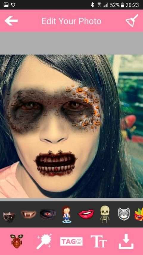 Snap zombie Face Maker 4 تصوير الشاشة