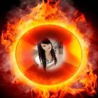 Fire Photo Frame