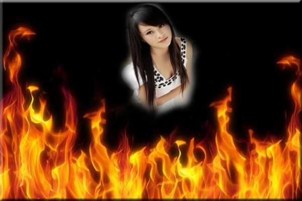 Fire Photo Frame скриншот 2