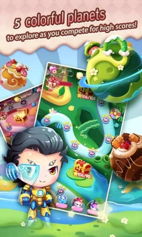 Candy Planets screenshot 1