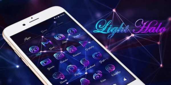 Light Halo Go Launcher Theme screenshot 1