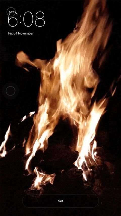 Fire Photo Live Wallpaper स्क्रीनशॉट 2