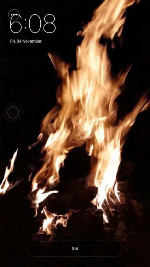 Fire Photo Live Wallpaper स्क्रीनशॉट 3