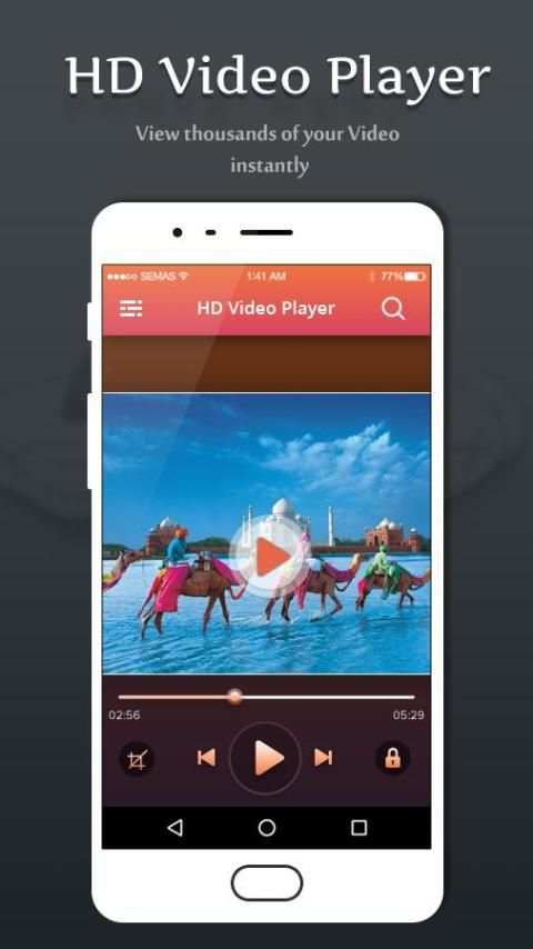 HD Video Player 3 تصوير الشاشة