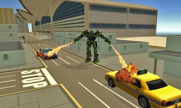 Police Robot Car Battle screenshot 12