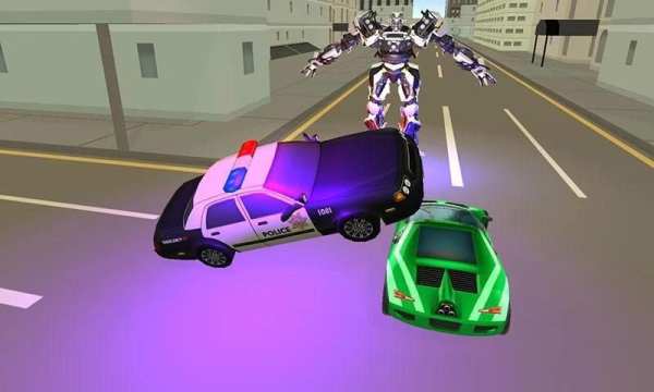 Police Robot Car Battle screenshot 1
