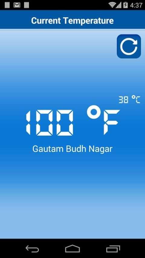 Current Temperature screenshot 2