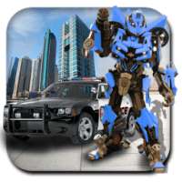 Police Robot Car Transformer