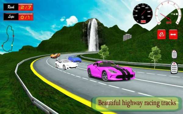 Turbo Car Rally Racing 3D скриншот 3