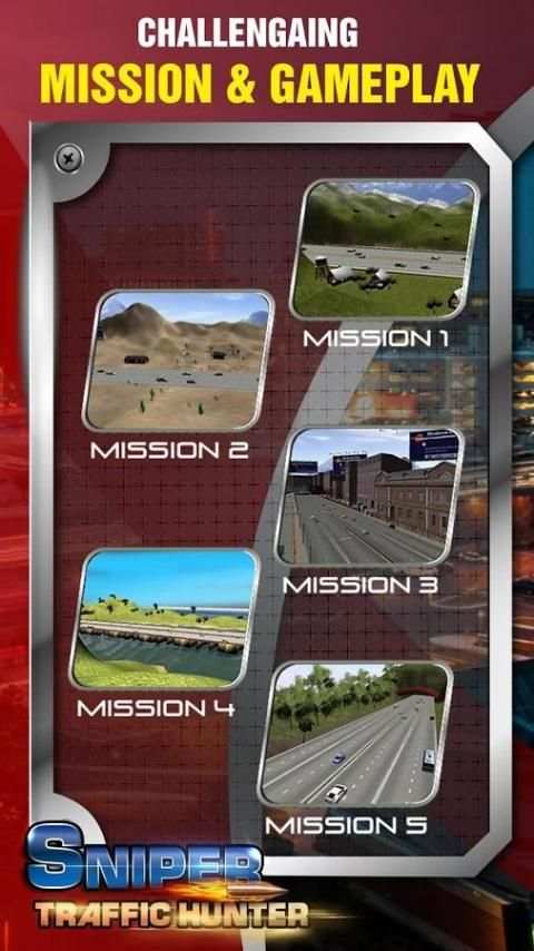 Sniper: Traffic Hunter, Traffic Shooting Games screenshot 1