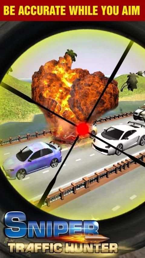 Sniper: Traffic Hunter, Traffic Shooting Games screenshot 2