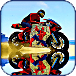 ikon Super Hero - Spider Moto Bike