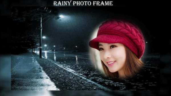 Rain Photo Frame - Rainy Photo Frame Editor screenshot 1