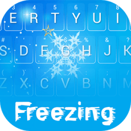 Freezing Cold Theme&amp;Emoji Keyboard For Hot Summer आइकन