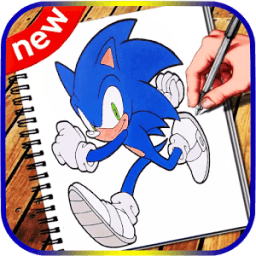 Learn how to draw Sonic Easy Step иконка