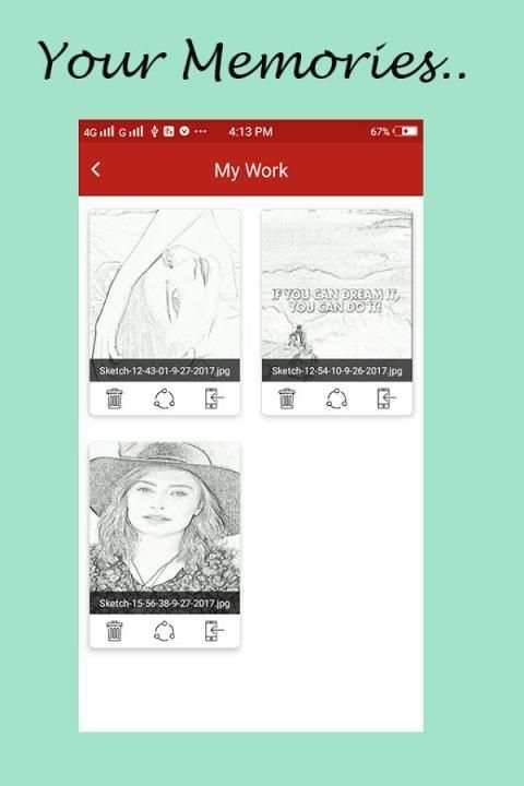 Pencil Sketch Photo Editor 1 تصوير الشاشة