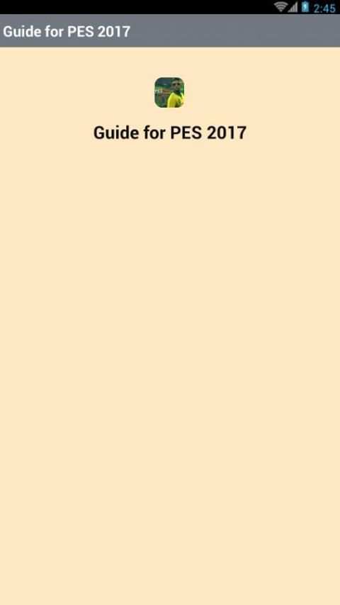 GUIDE : PES 2017 PRO screenshot 1