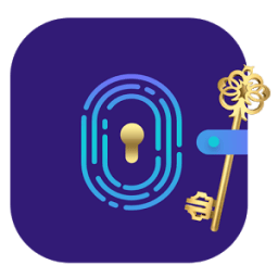diary with a fingerprint lock आइकन