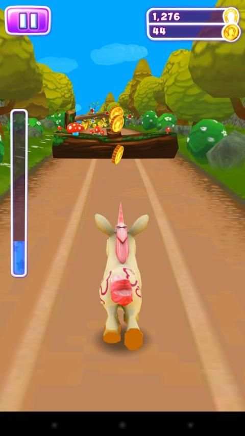 Subway Unicorn running screenshot 1