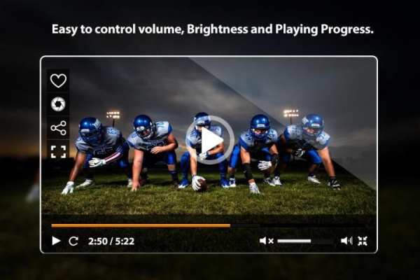 Blu Video Player स्क्रीनशॉट 1