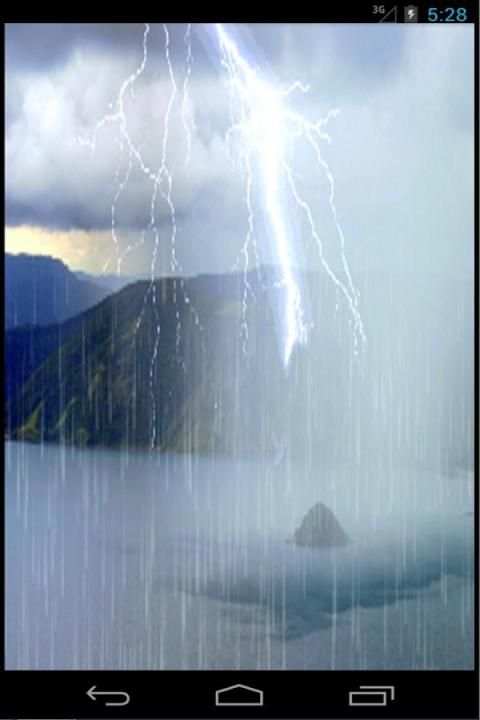 Rain Live Wallpaper स्क्रीनशॉट 3