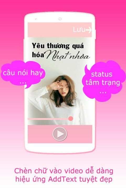 làm video từ ảnh tâm trạng ghép nhạc, video status screenshot 3