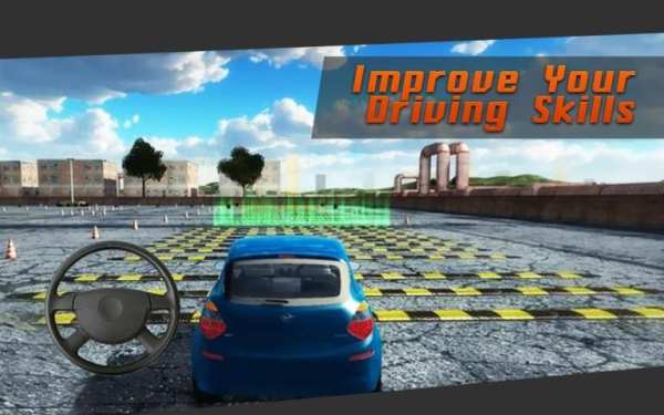 3D Car Driving School: Hard Parking Simulator Game screenshot 1