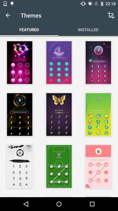 AppLock Theme WaterDrop स्क्रीनशॉट 1