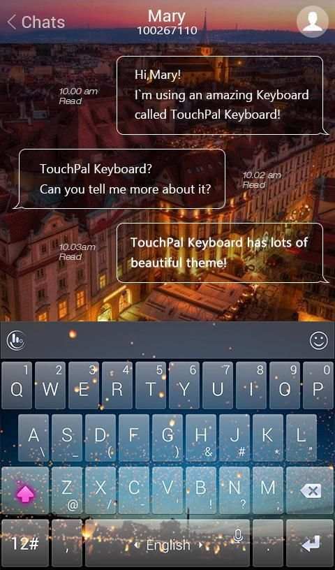 TouchPal Go Journey Theme скриншот 6