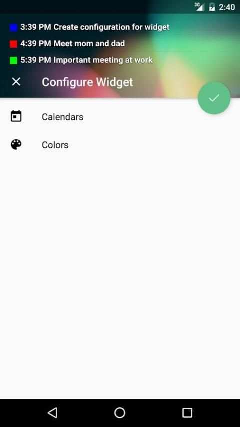 Transparent Calendar Widget screenshot 10