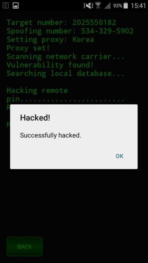 Phone Number Hacker Simulator скриншот 2