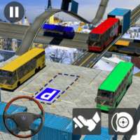 offroad bukit mendaki bis sopir 3d