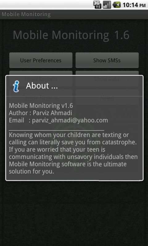 Mobile Monitoring, SMS & Calls screenshot 2