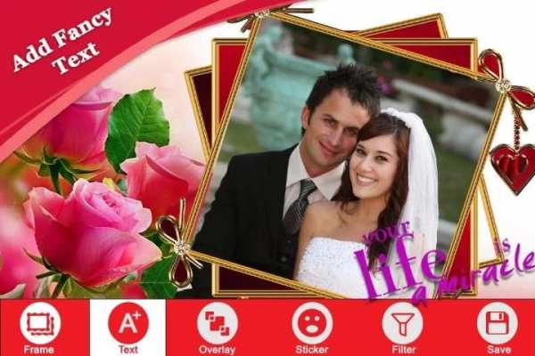 Rose Flower Photo Frame स्क्रीनशॉट 5
