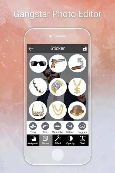 Gangster Photo Editor 2 تصوير الشاشة