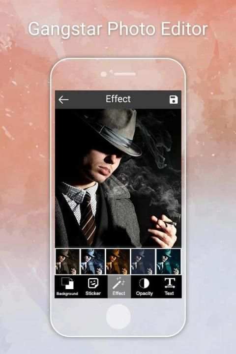 Gangster Photo Editor скриншот 1